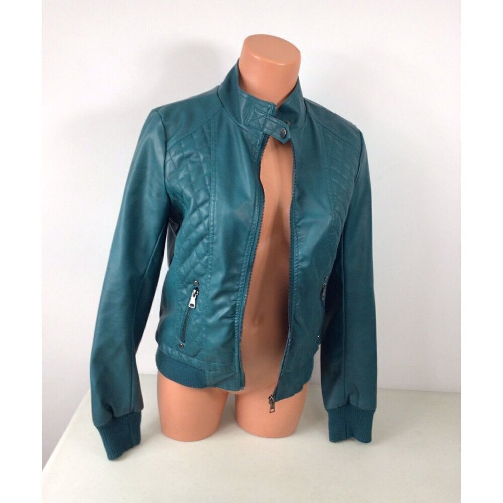 Charlotte Russe Leather Jacket Womens Small